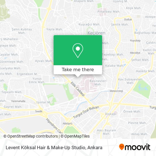 Levent Köksal Hair & Make-Up Studio map