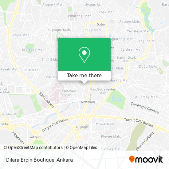 Dilara Erçin Boutique map