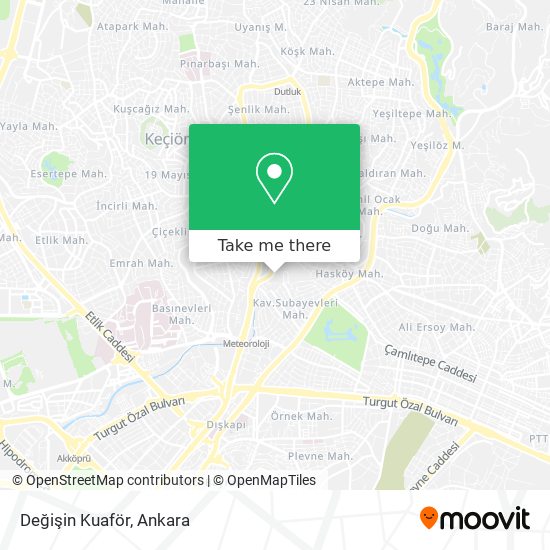 Değişin Kuaför map