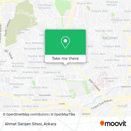 Ahmet Sarışen Sitesi map