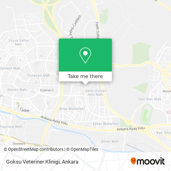 Goksu Veteriner Klinigi map