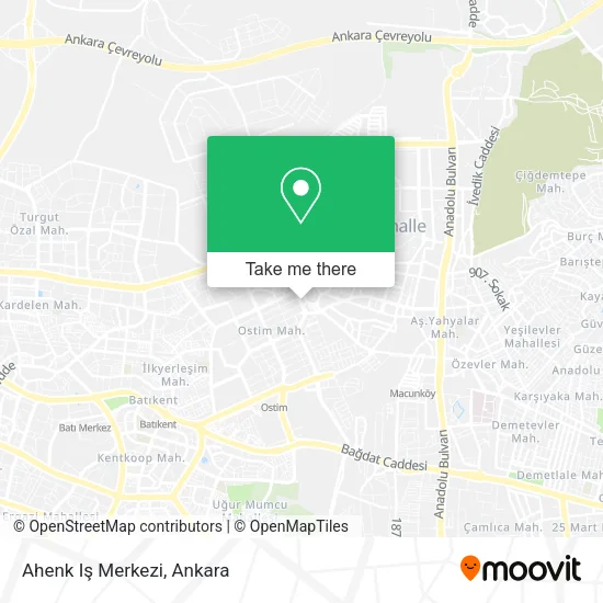 Ahenk Iş Merkezi map