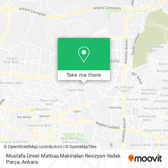Mustafa Ünver Matbaa Makinaları Revizyon-Yedek Parça map