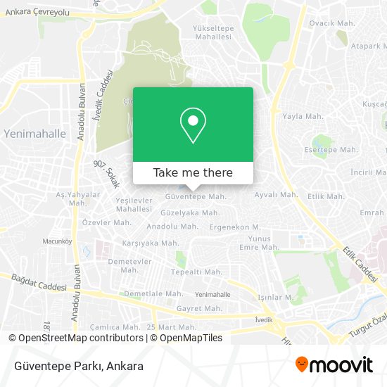 Güventepe Parkı map