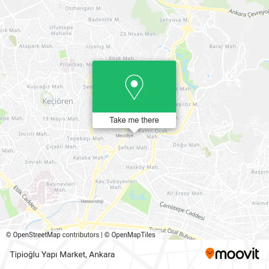 Tipioğlu Yapı Market map