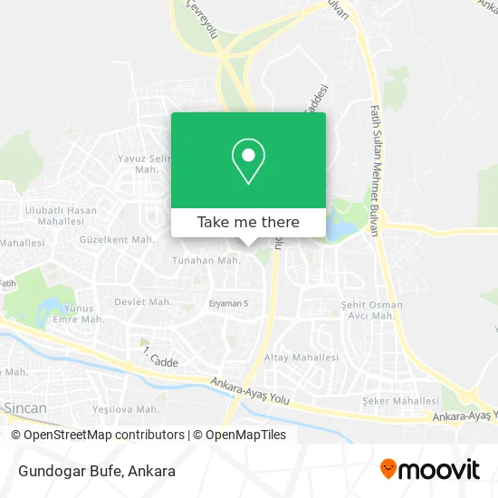Gundogar Bufe map