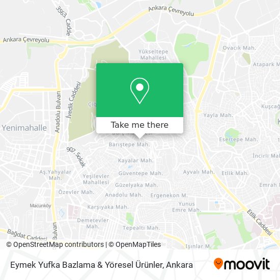 Eymek Yufka Bazlama & Yöresel Ürünler map