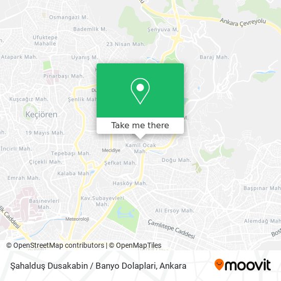Şahalduş Dusakabin / Banyo Dolaplari map