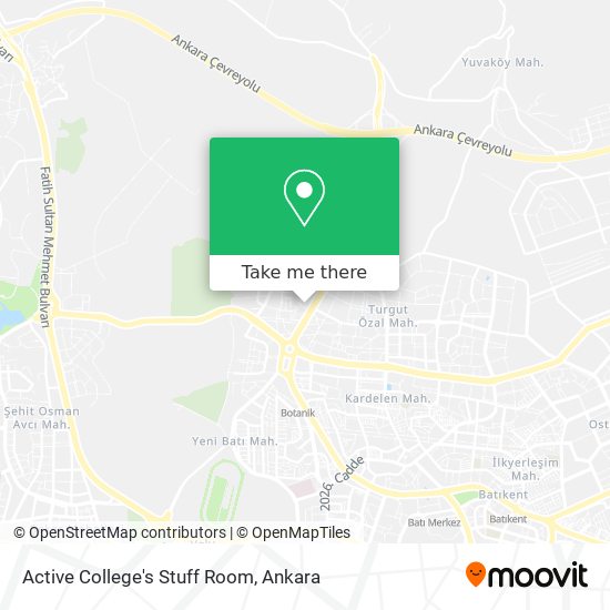 Active College's Stuff Room map