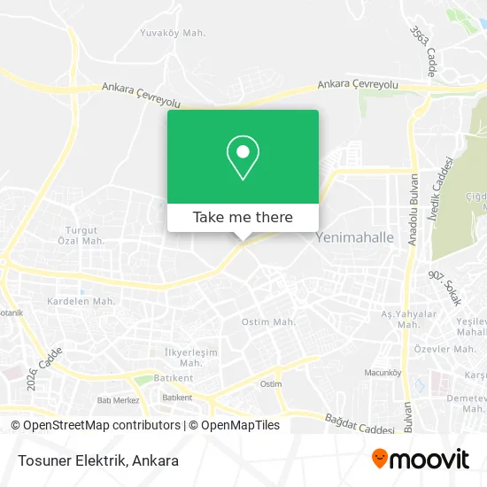 Tosuner Elektrik map