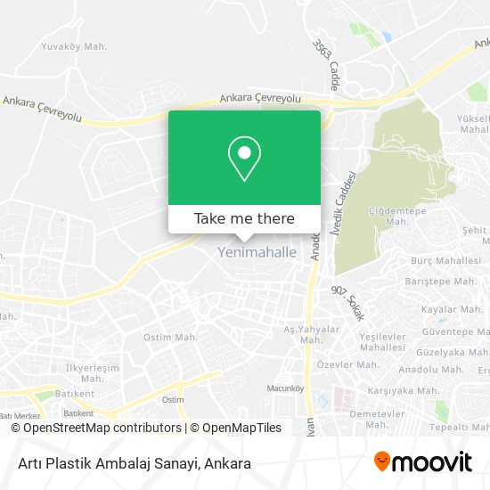 Artı Plastik Ambalaj Sanayi map