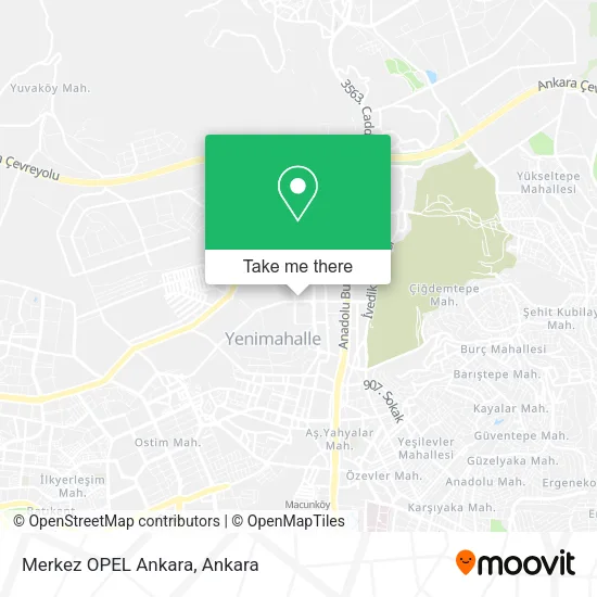 Merkez OPEL Ankara map