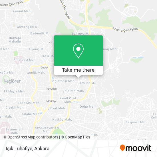 Işık Tuhafiye map