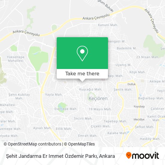 Şehit Jandarma Er Immet Özdemir Parkı map