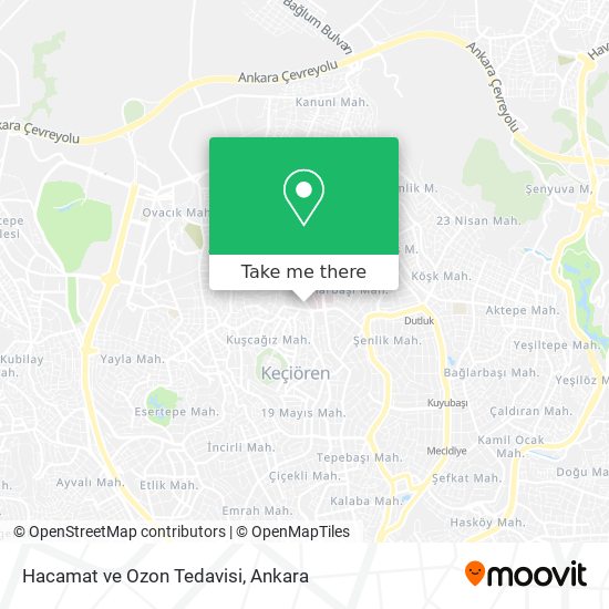 Hacamat ve Ozon Tedavisi map