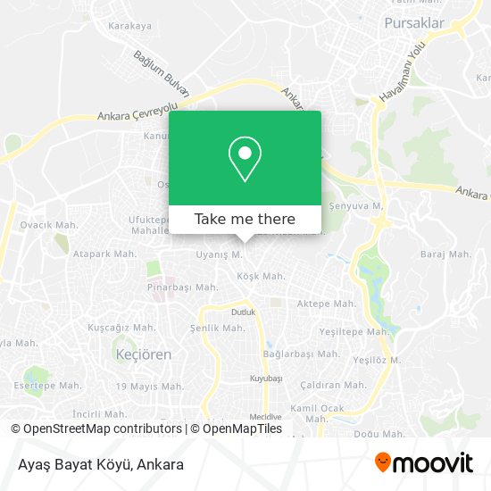 Ayaş Bayat Köyü map
