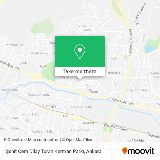 Şehit Cem Dilay Turan Kerman Parkı map