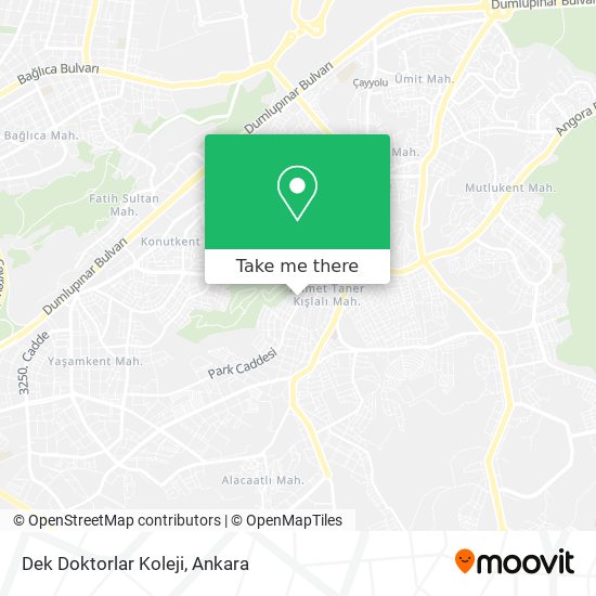 Dek Doktorlar Koleji map