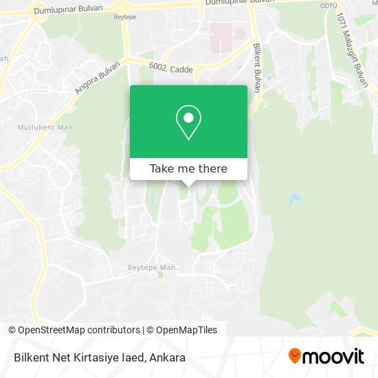 Bilkent Net Kirtasiye Iaed map