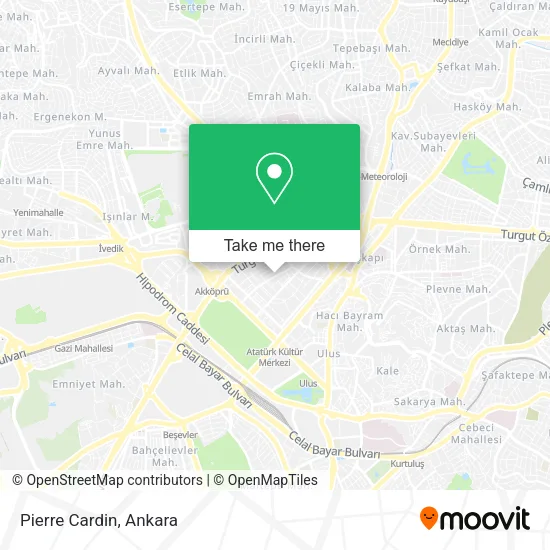 Pierre Cardin map