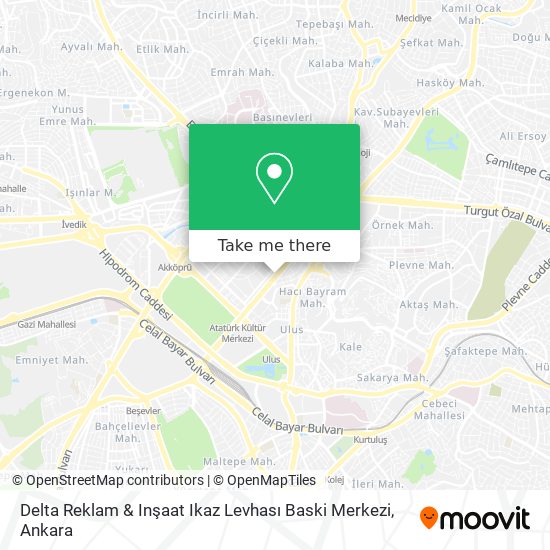 Delta Reklam & Inşaat Ikaz Levhası Baski Merkezi map