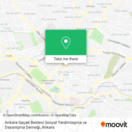 Ankara Saçak Beldesi Sosyal Yardimlaşma ve Dayanişma Derneği map