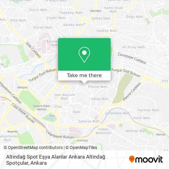 Altindağ Spot Eşya Alanlar Ankara Altindağ Spotçular map