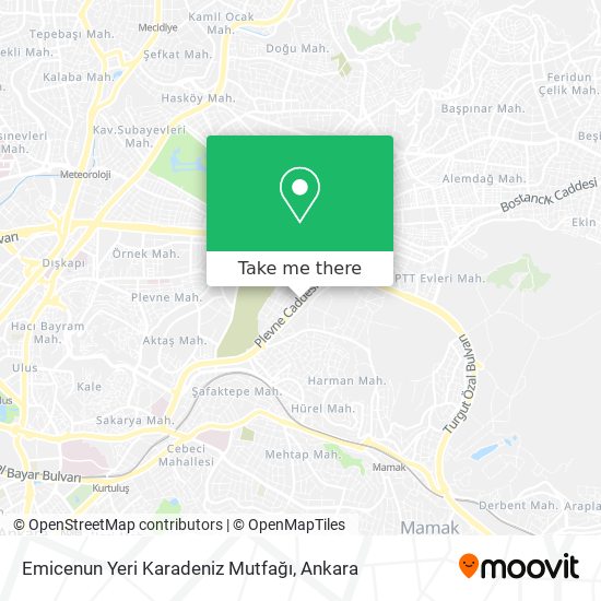 Emicenun Yeri Karadeniz Mutfağı map