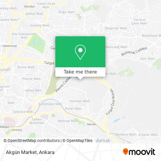 Akgün Market map