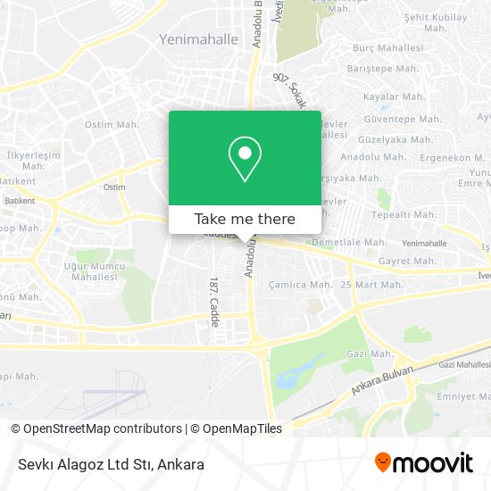 Sevkı Alagoz Ltd Stı map