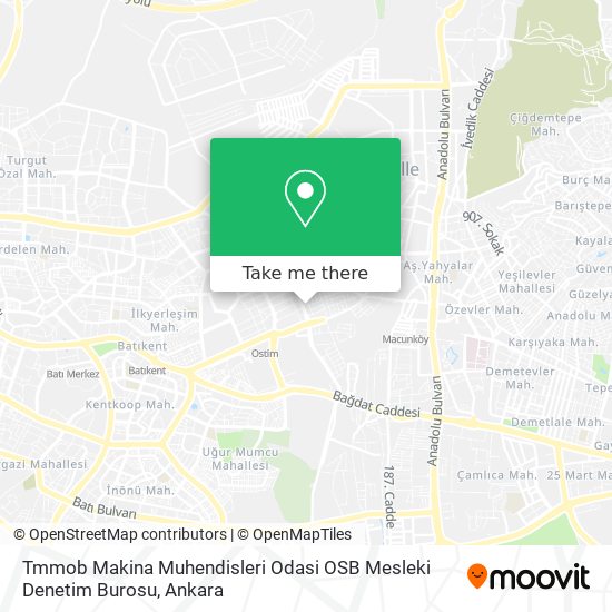 Tmmob Makina Muhendisleri Odasi OSB Mesleki Denetim Burosu map