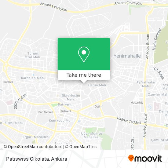 Patıswıss Cıkolata map