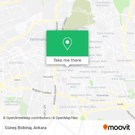 Güneş Bobinaj map