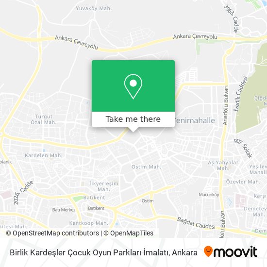 Birlik Kardeşler Çocuk Oyun Parkları İmalatı map