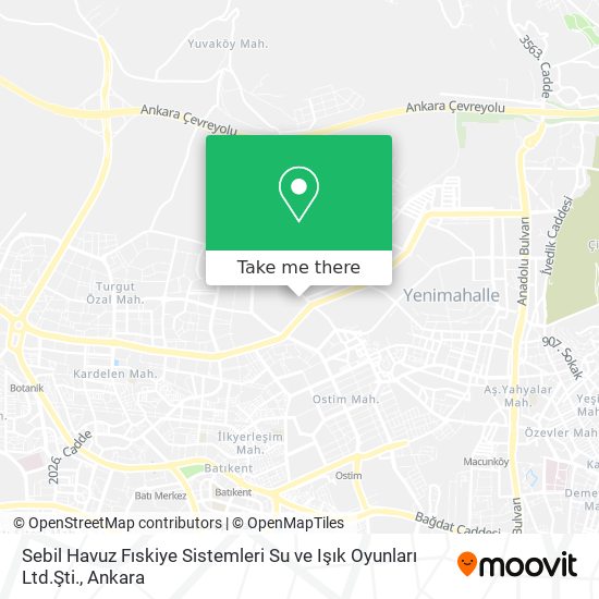Sebil Havuz Fıskiye Sistemleri Su ve Işık Oyunları Ltd.Şti. map