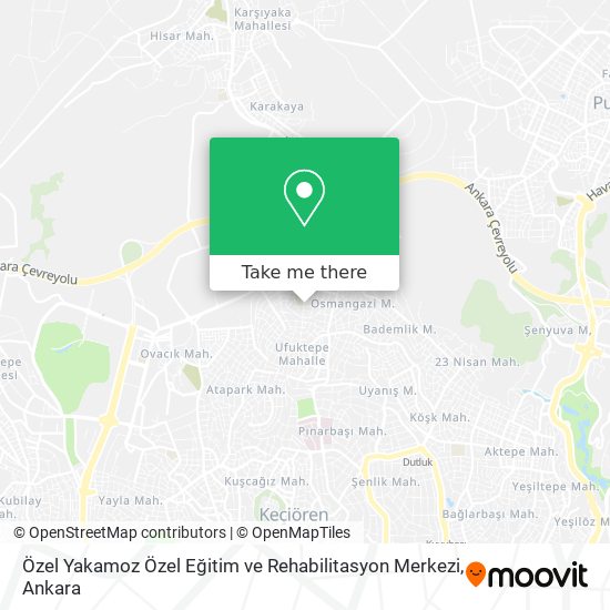 Özel Yakamoz Özel Eğitim ve Rehabilitasyon Merkezi map