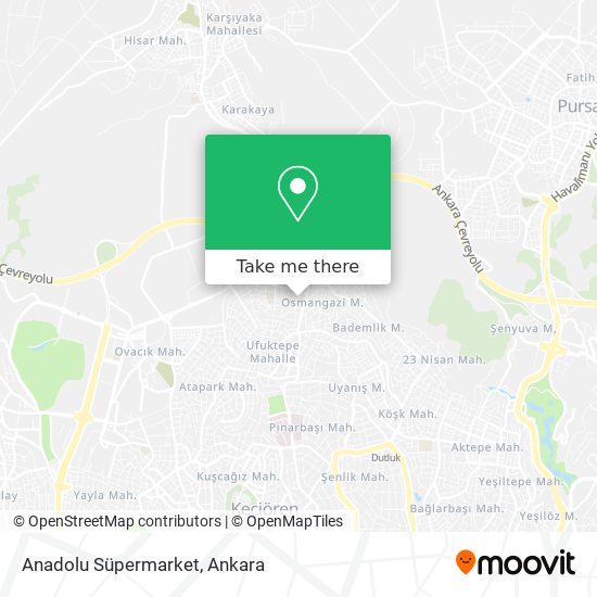 Anadolu Süpermarket map