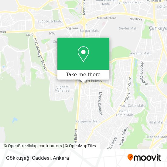 Gökkuşağı Caddesi map