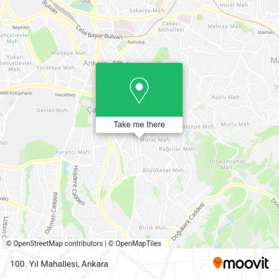 100. Yıl Mahallesi map