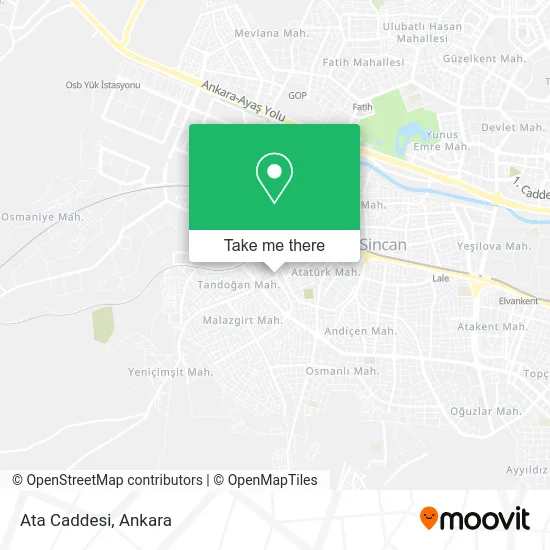 Ata Caddesi map