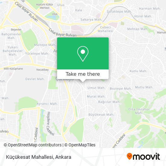 Küçükesat Mahallesi map