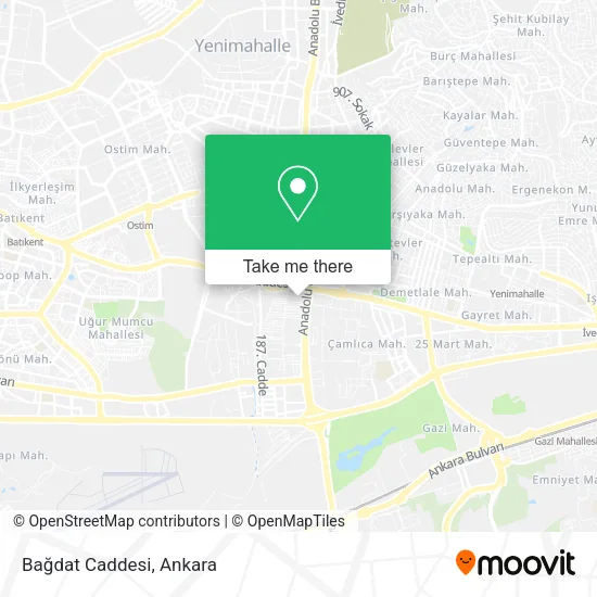 Bağdat Caddesi map