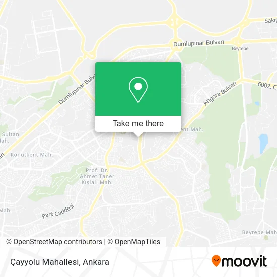 Çayyolu Mahallesi map