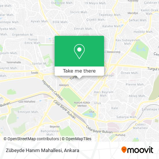 Zübeyde Hanım Mahallesi map
