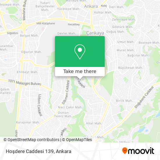 Hoşdere Caddesi 139 map