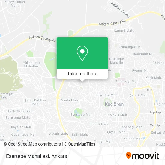 Esertepe Mahallesi map
