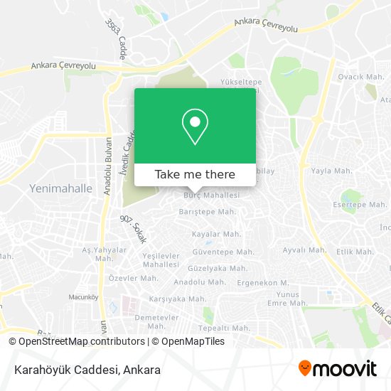 Karahöyük Caddesi map