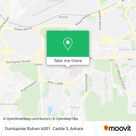 Dumlupınar Bulvarı 6001. Cadde 3 map