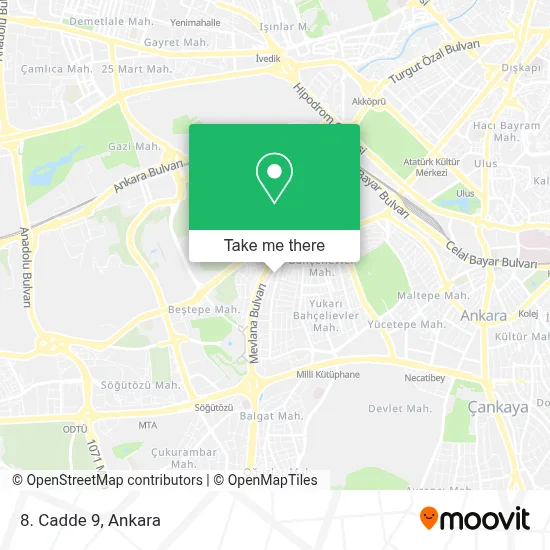 8. Cadde 9 map