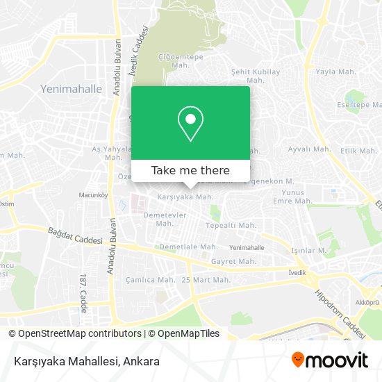 Karşıyaka Mahallesi map